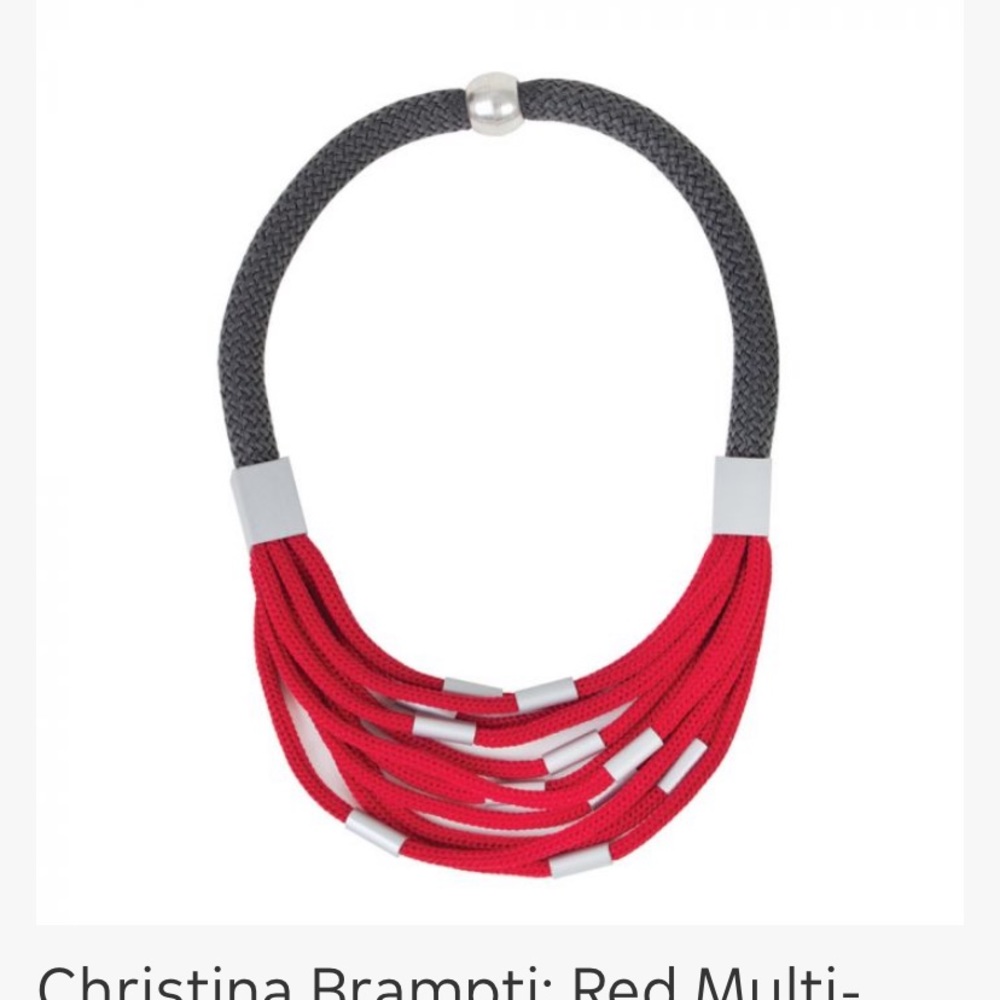Christina Brampti multi strand necklace SFMOMA
